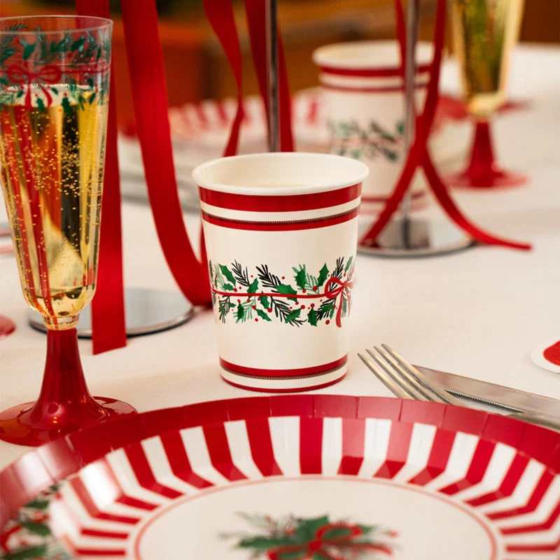 Vasos de Cartón Navidad All I Want For Christmas 270 cc (6 uds) - NAROSA SWEET PARTY