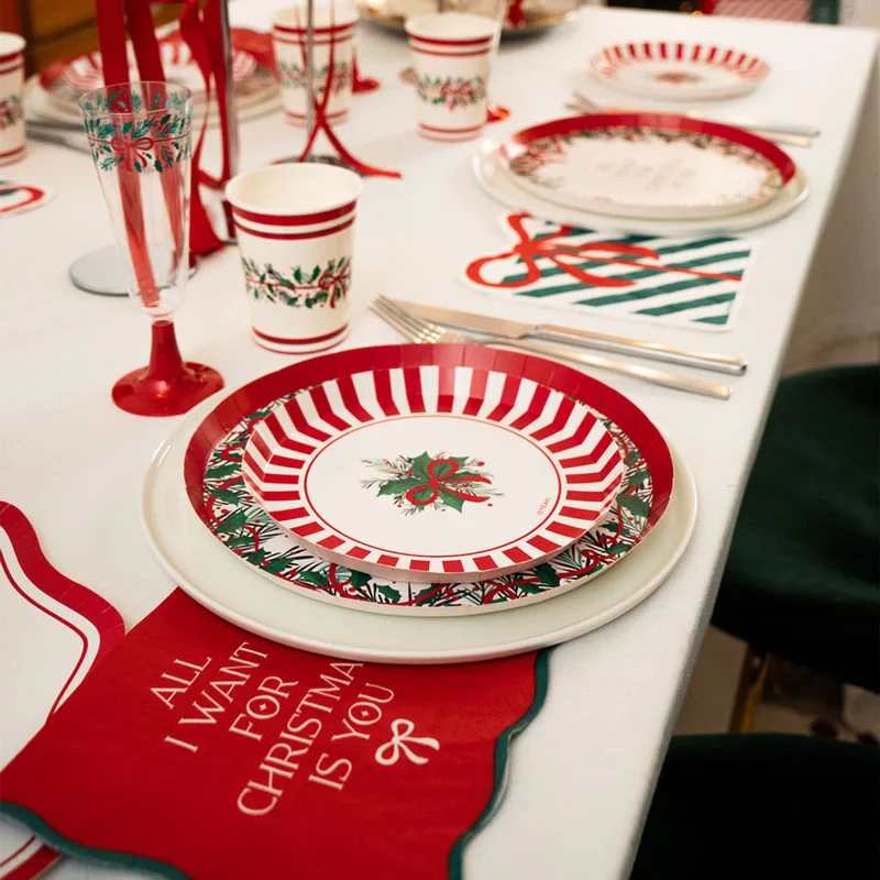 Vasos de Cartón Navidad All I Want For Christmas 270 cc (6 uds) - NAROSA SWEET PARTY