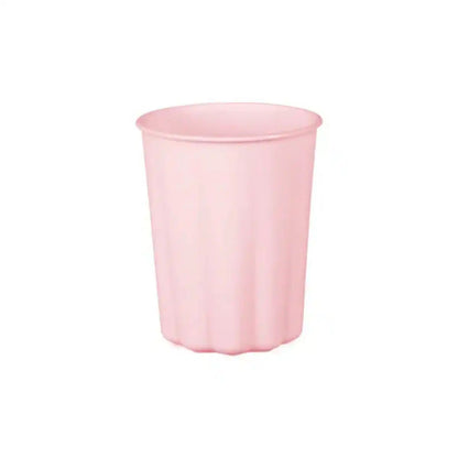 Vasos de plástico Frill Rosa (220 ml) – 4 uds - Narosa Sweet Party Barcelona