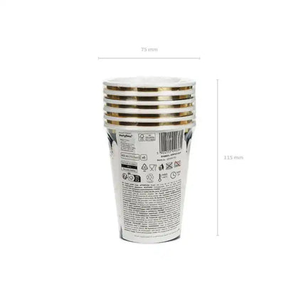 Vasos Halloween con Araña Dorada – 400 ml (6 uds.) - NAROSA SWEET PARTY